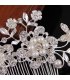 HA064 - Bridal diamond pearl headdress